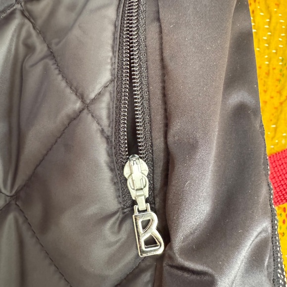 Vintage Bogner Black Satin Women's jacket Sz. 12 US - Picture 11 of 11